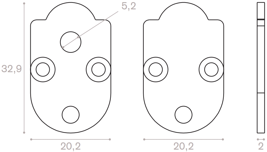 Adjustable end cap kit for 30° lens cover