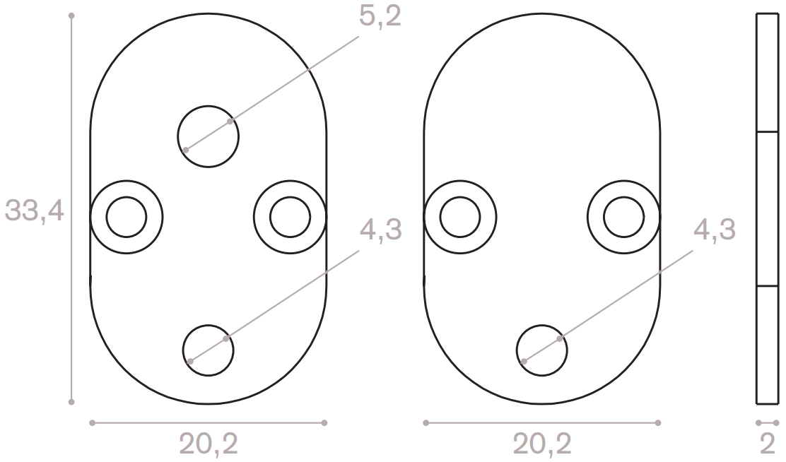 Adjustable end cap kit for round cover