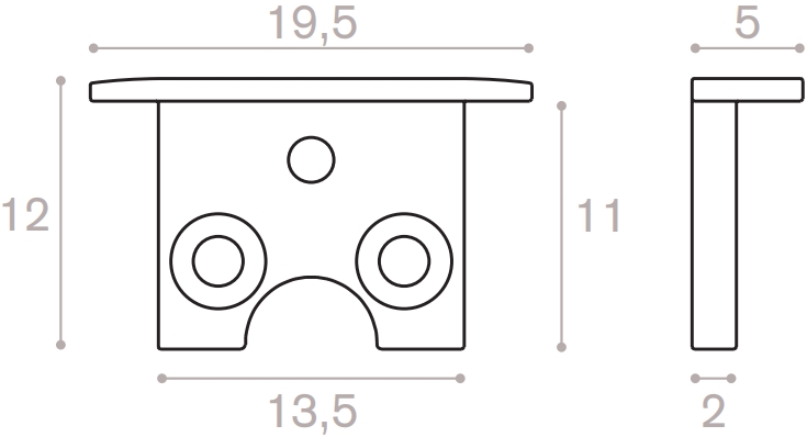 End cap kit for Prism H with LIP