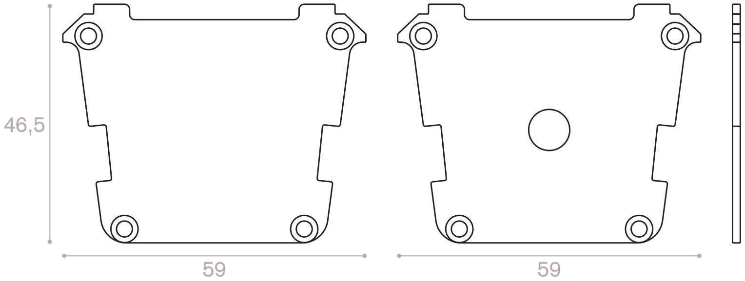 End cap kit for Force T