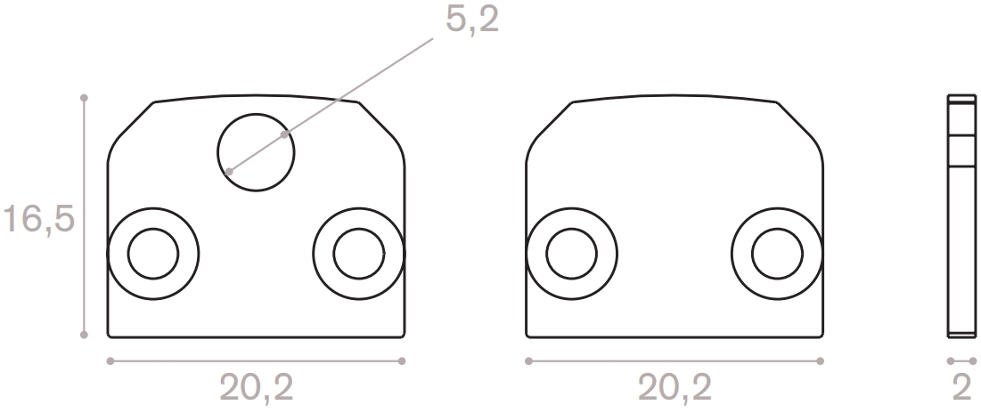 End cap kit for flat cover