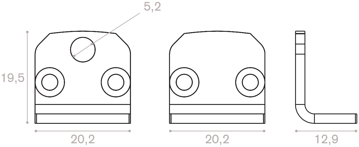 Vandal-proof end cap kit for flat cover